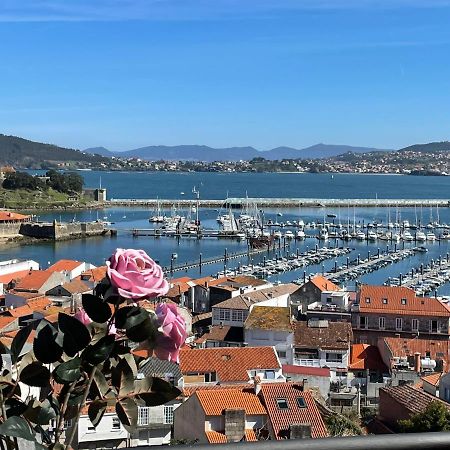 Estudio Impresionantes Vistas Con Terraza Y Piscina Baiona Kültér fotó