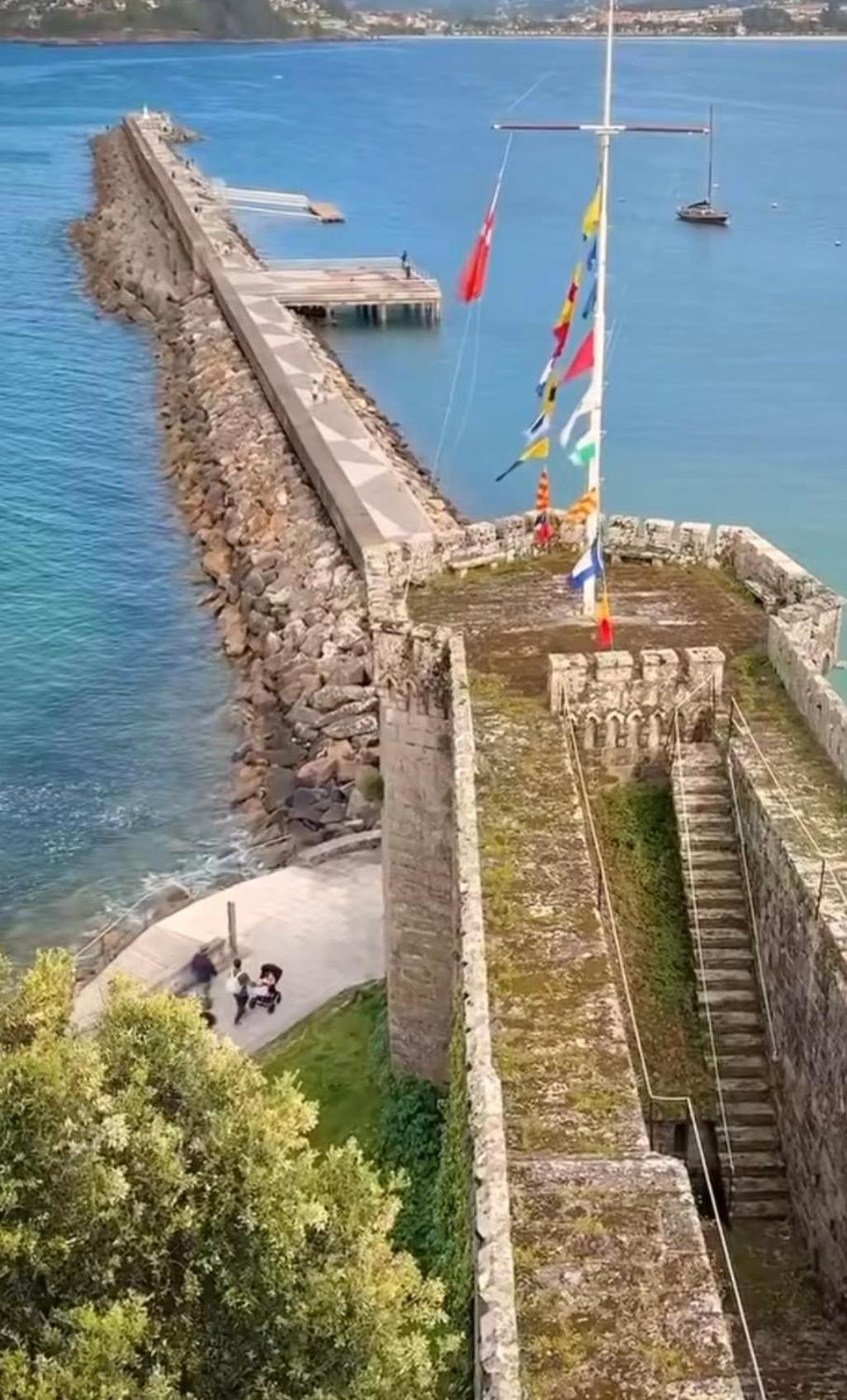 Estudio Impresionantes Vistas Con Terraza Y Piscina Baiona Kültér fotó